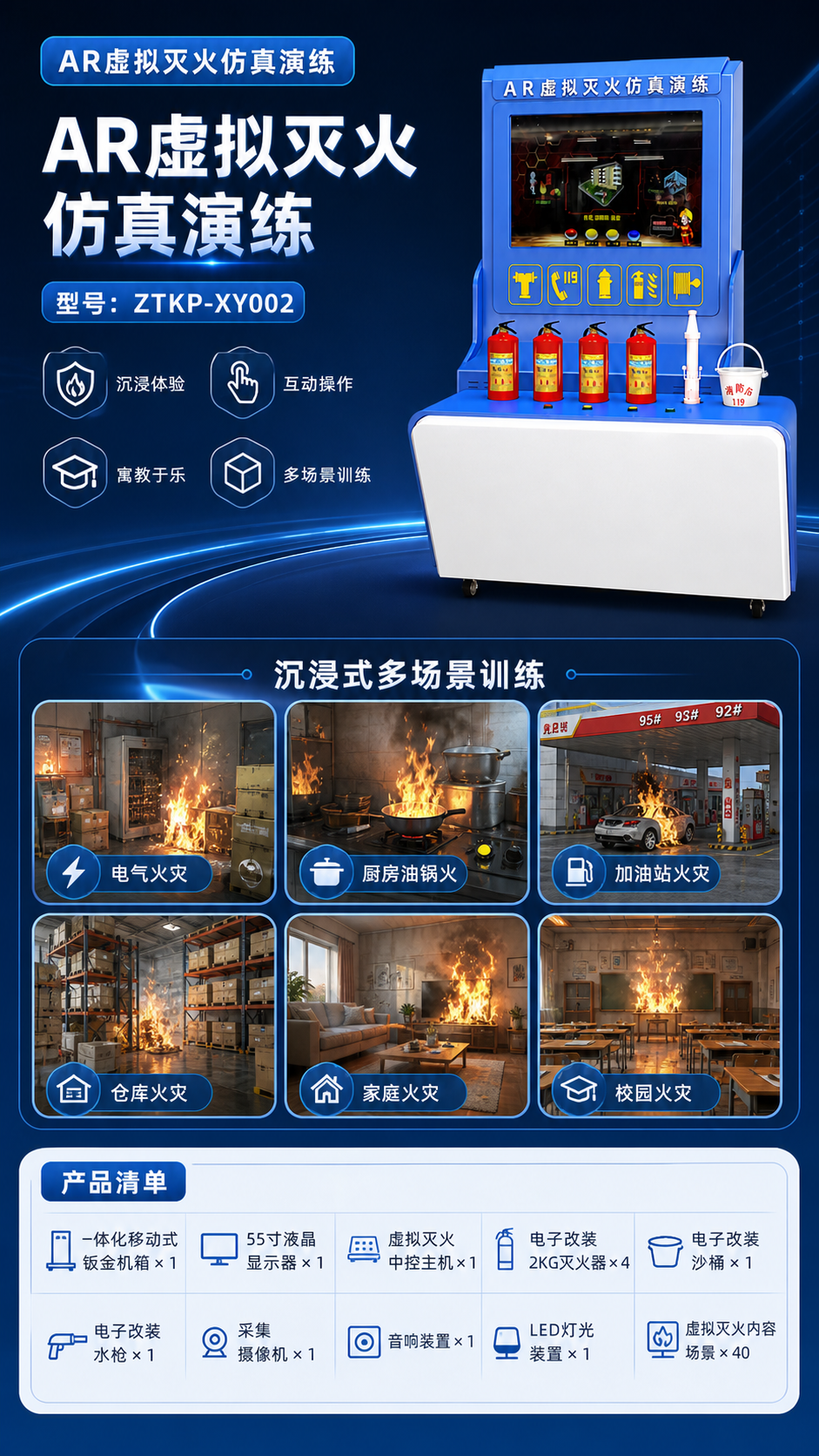 AR虚拟灭火仿真演练详情图 2
